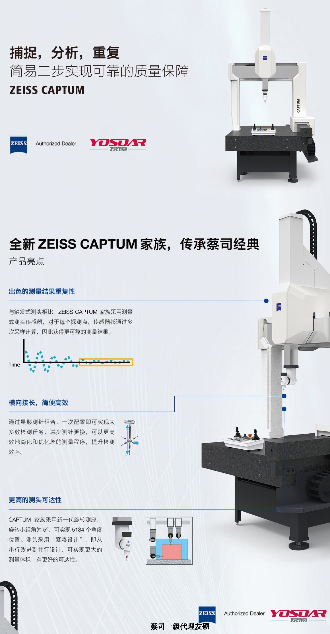滨海蔡司三坐标CAPTUM