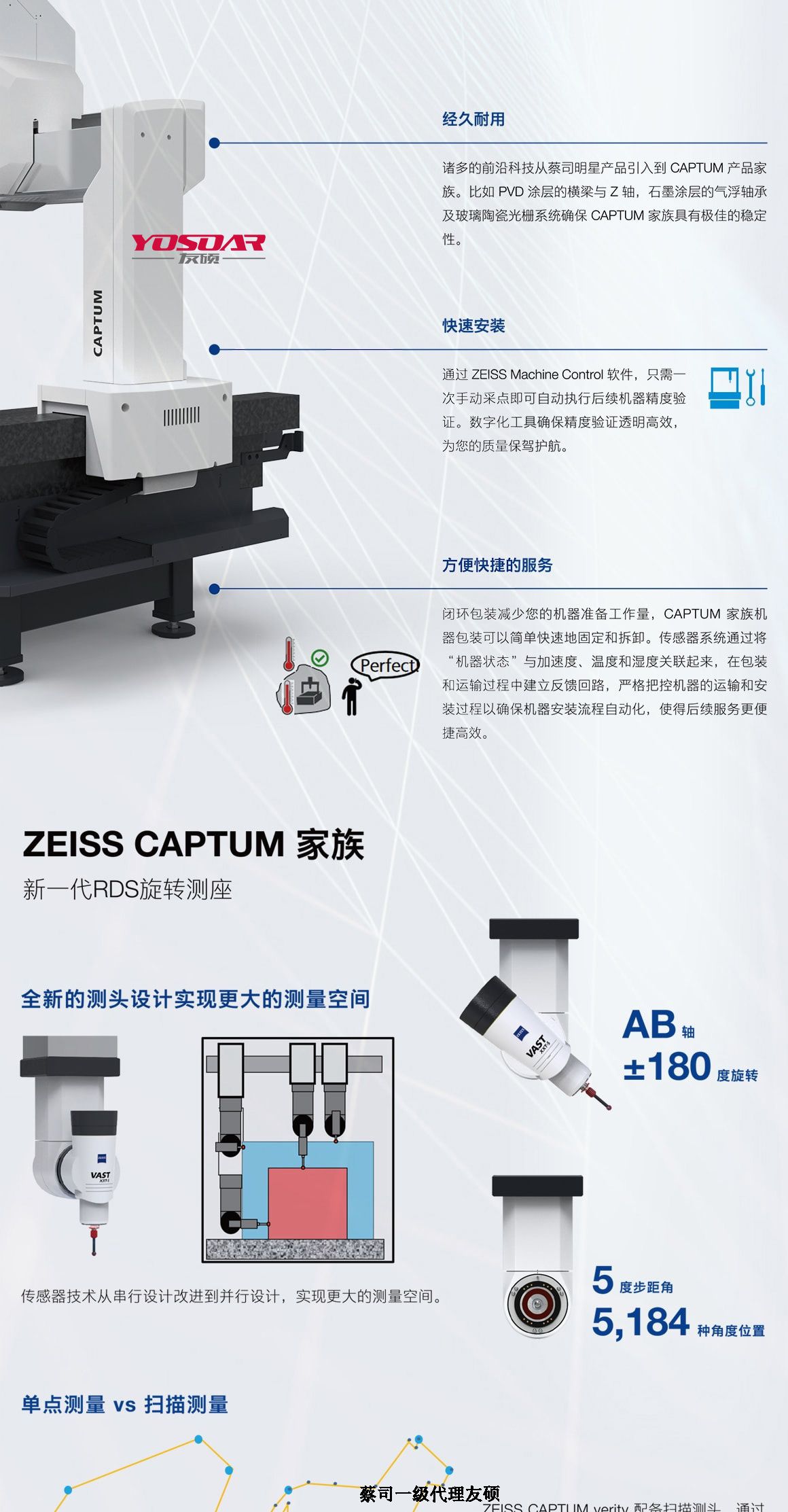 滨海蔡司三坐标CAPTUM
